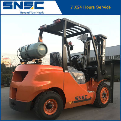 जापान NISSAN K25 गैसोलीन फोर्कलिफ्ट SNSC LPG काउंटरवेलेंस फोर्कलिफ्ट