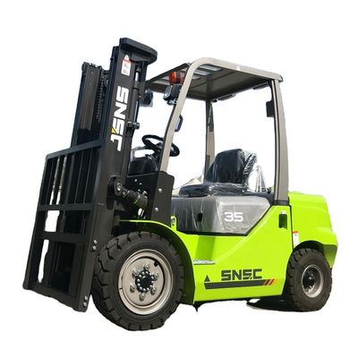 साइड शिफ्टर 4x4 फोर्कलिफ्ट YUNNEI इंजन 3500kg छोटा ऑफ रोड फोर्कलिफ्ट