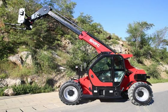 3T-5T फोर्कलिफ्ट दूरबीन बूम 4x4 दूरबीन हैंडलर फोर्कलिफ्ट