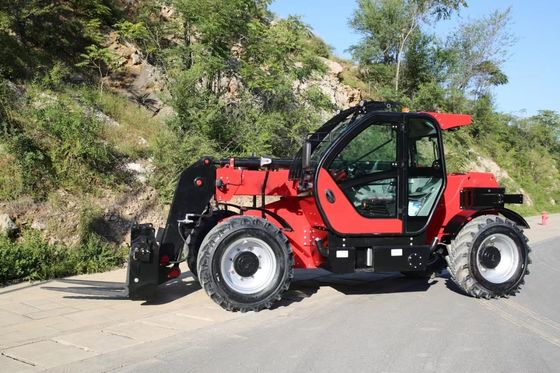 3T-5T फोर्कलिफ्ट दूरबीन बूम 4x4 दूरबीन हैंडलर फोर्कलिफ्ट