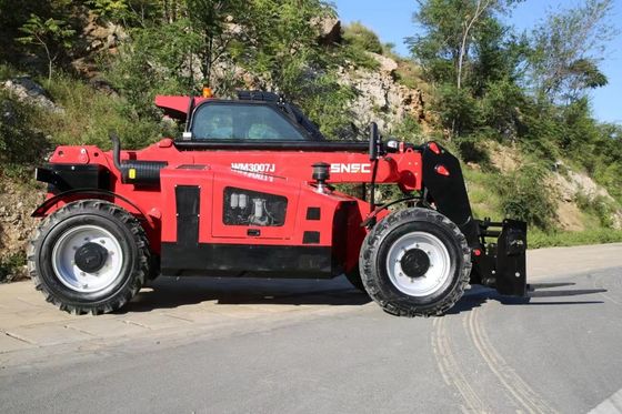 3T-5T फोर्कलिफ्ट दूरबीन बूम 4x4 दूरबीन हैंडलर फोर्कलिफ्ट
