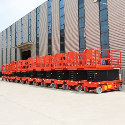 OEM कैंची लिफ्ट वर्क प्लेटफॉर्म 1T - 5T लोड इलेक्ट्रिक कैंची प्लेटफॉर्म
