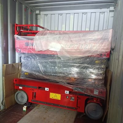 OEM कैंची लिफ्ट वर्क प्लेटफॉर्म 1T - 5T लोड इलेक्ट्रिक कैंची प्लेटफॉर्म